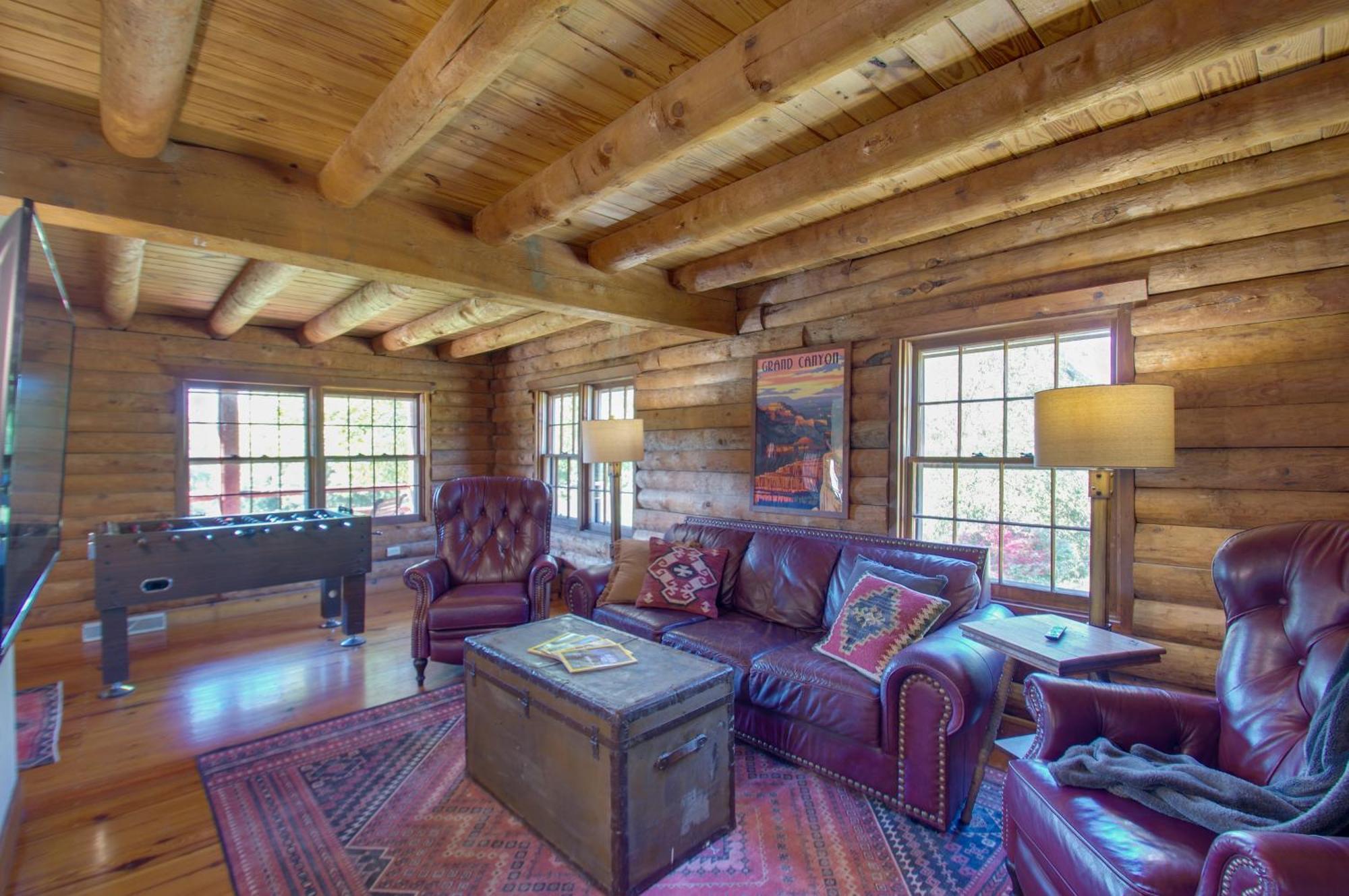 Cozy Log Cabin Getaway With Fire Pit And 3 Acres! Ruckersville 외부 사진
