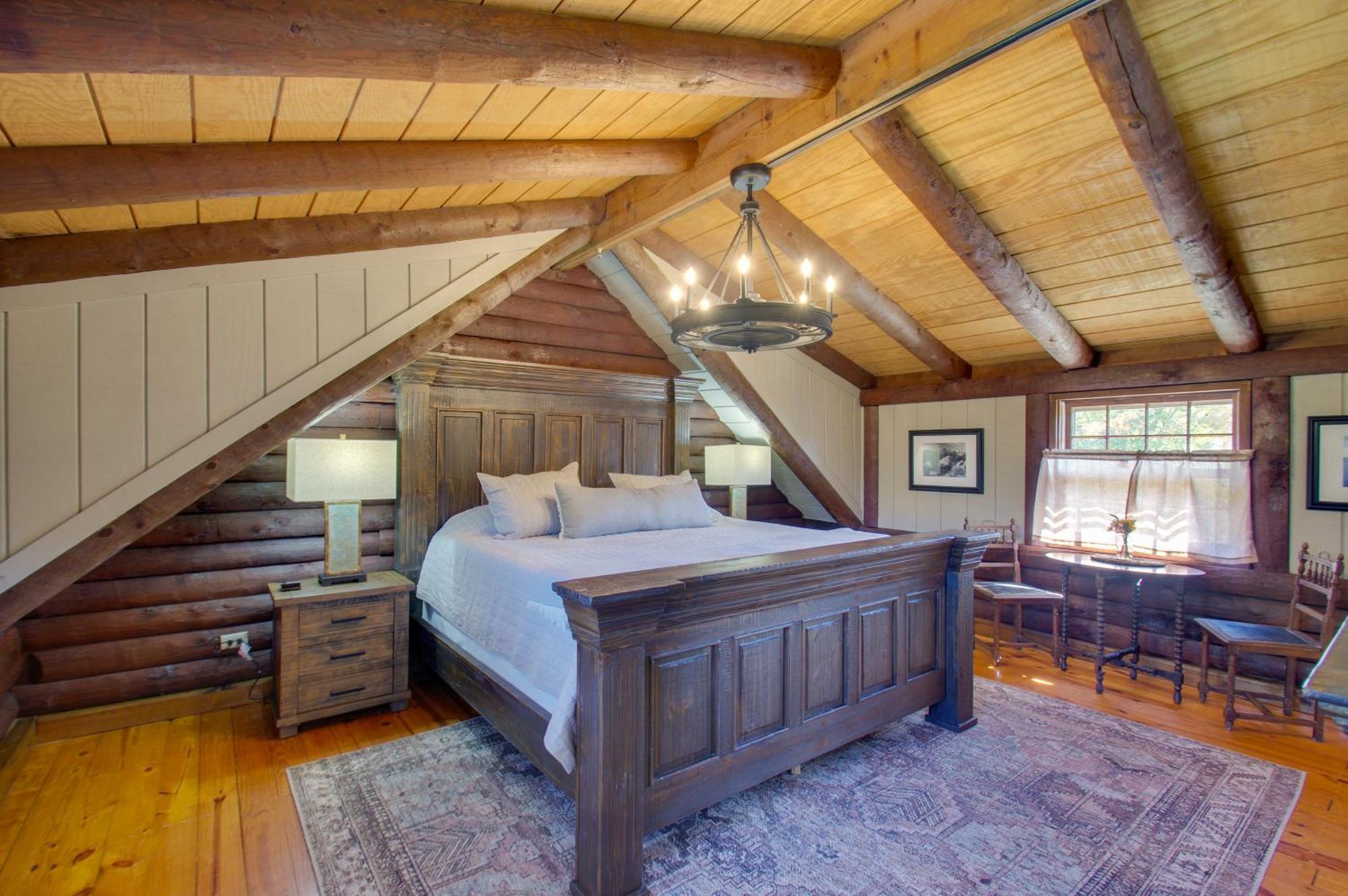 Cozy Log Cabin Getaway With Fire Pit And 3 Acres! Ruckersville 외부 사진