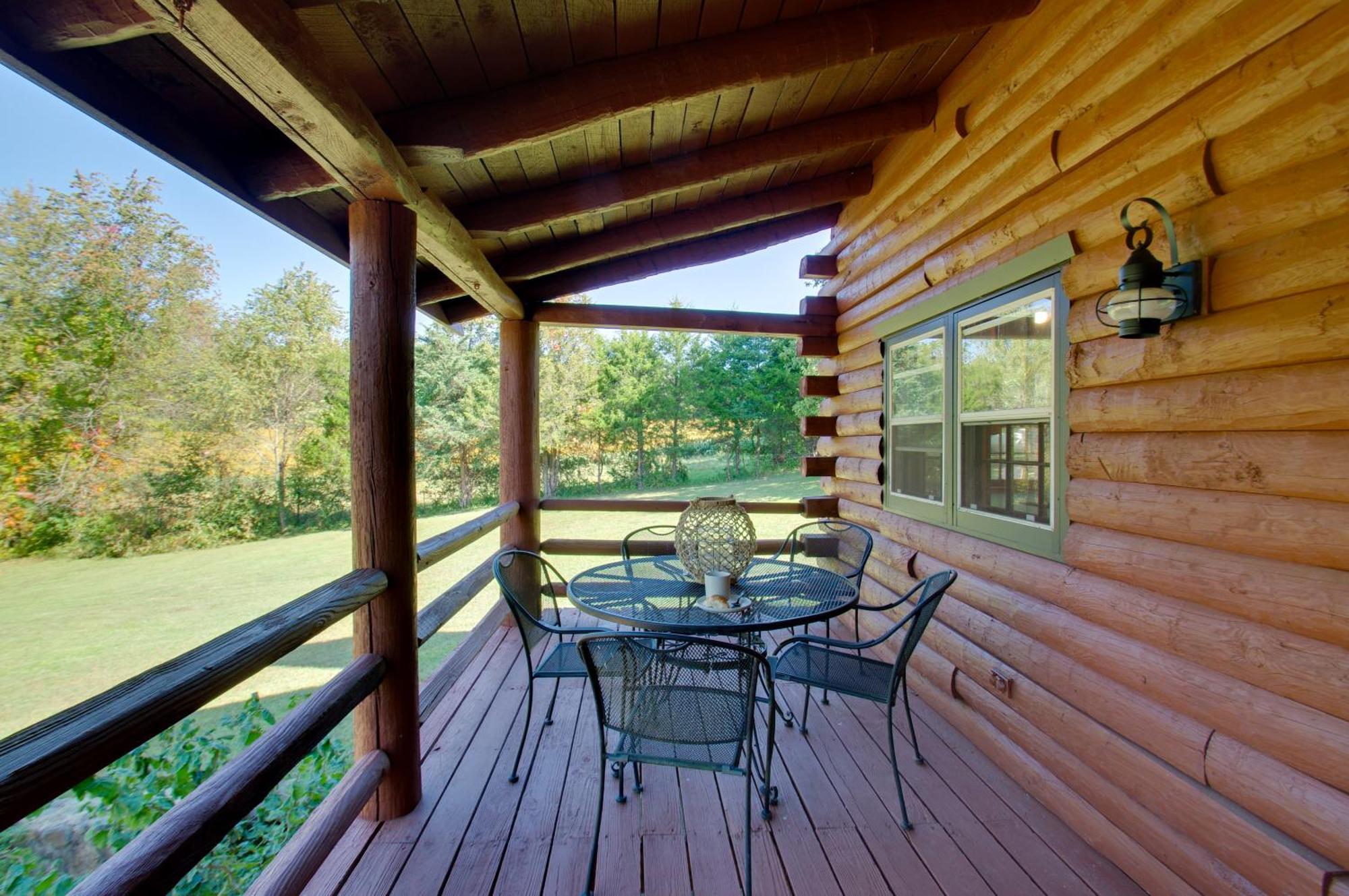 Cozy Log Cabin Getaway With Fire Pit And 3 Acres! Ruckersville 외부 사진